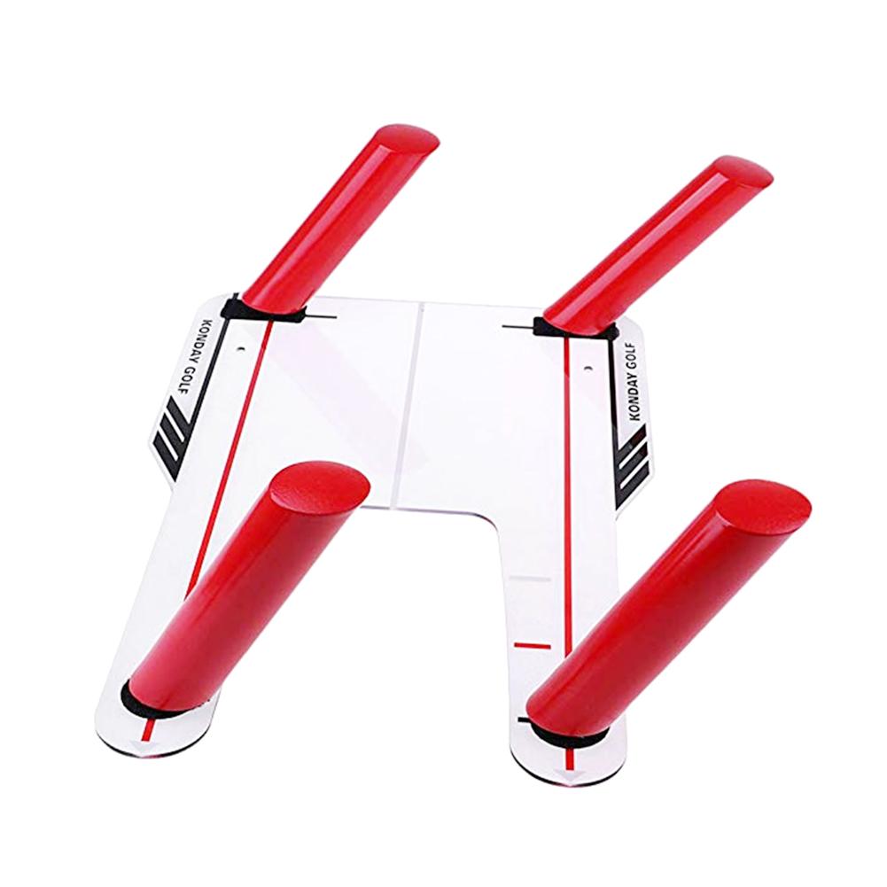 PC Golf Alignment Training Aids Swing Training Speed Trap Practice Base 4 Speed Golf Clubs Accessories Tool with Bag