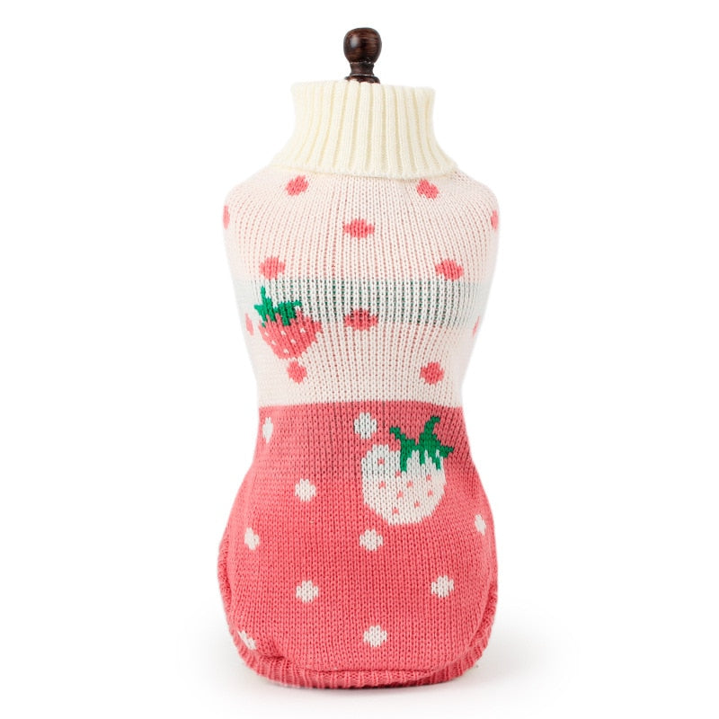 Cute Pet Dog Sweater for Small Dogs Winter Warm Puppy Cat Clothes Dachshund Pullover Mascotas Costume Clothing roupa cachorro