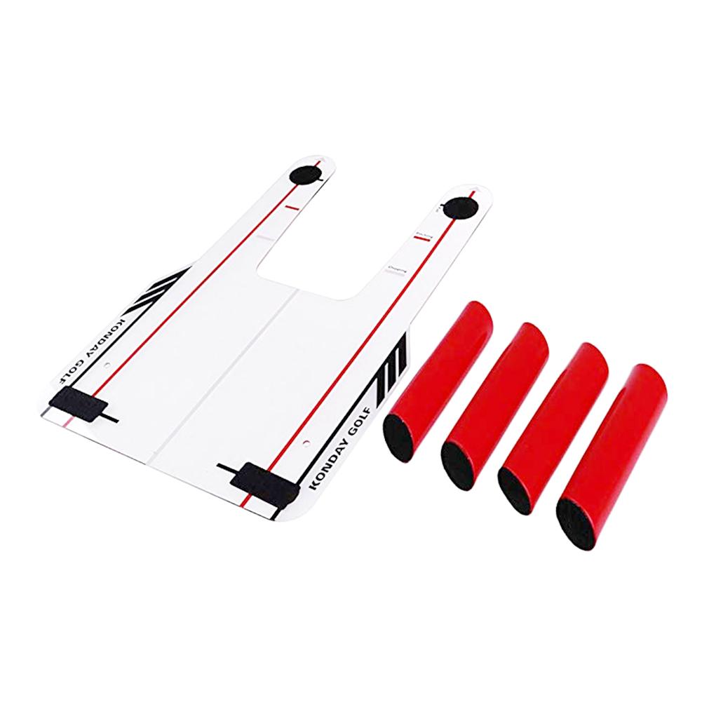 PC Golf Alignment Training Aids Swing Training Speed Trap Practice Base 4 Speed Golf Clubs Accessories Tool with Bag