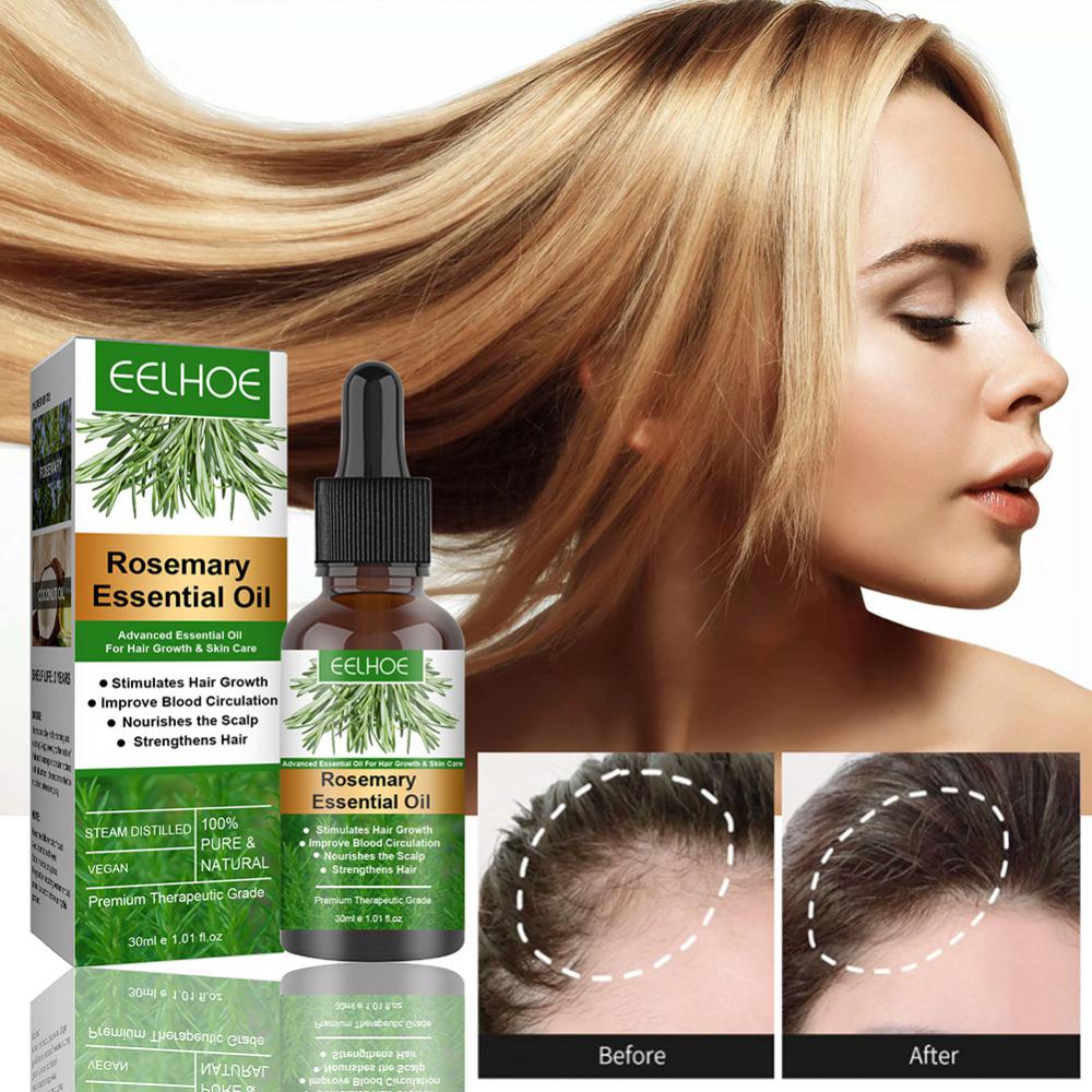 Rosemary Hair Care Essential Oil Anti-frizz Growth Hairs Smooth Serum Hair Oil Anti Hairs Loss New Treatments Hair Beauty