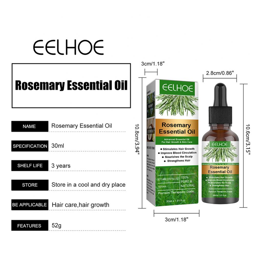 Rosemary Hair Care Essential Oil Anti-frizz Growth Hairs Smooth Serum Hair Oil Anti Hairs Loss New Treatments Hair Beauty