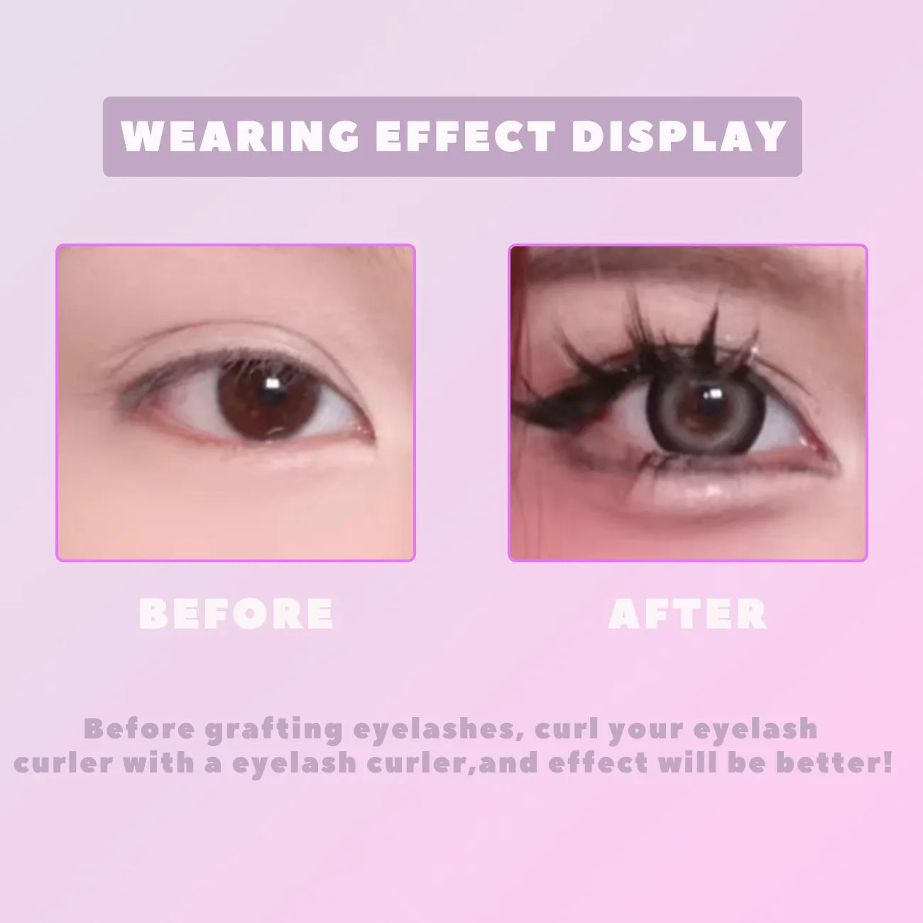 False Eyelashes Individual Lash Clusters Manga Fluffy Soft Natural Anime Lashes Extension Supplies Beauty Makeup Product Kit
