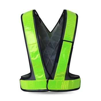 HI VIS Reflective Vest Safety Vest With Adjustable Elastic Hook&loop Construction Waistcoat Running Walking Jogging Cycling