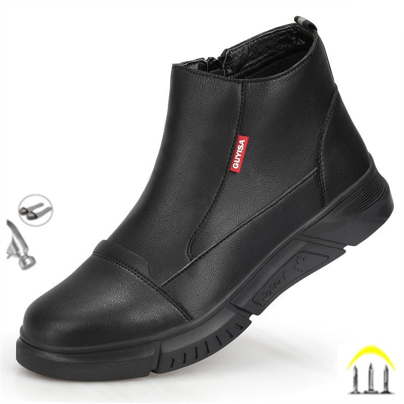 Waterproof Leather Safety Boots For Men