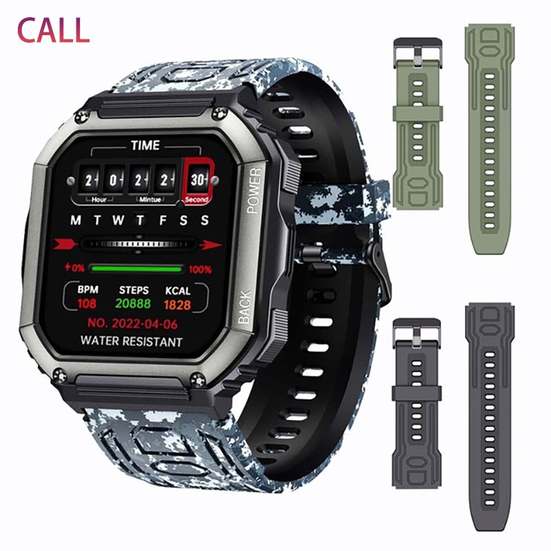 SENBONO 3ATM IP68 Waterproof Smart watch Men Women Fitness Tracker Blood Pressure Monitor Outdoor Sport Dial Call Smartwatch Men