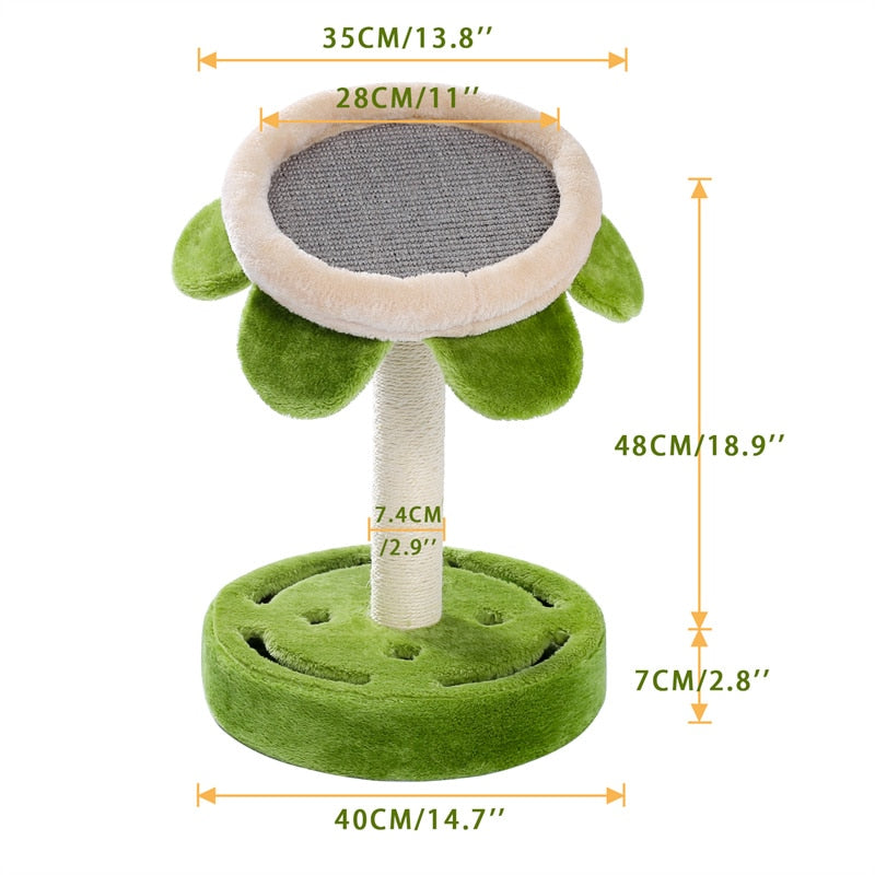 Dropshipping Adequate Cactus Cat Scratching Post with Sisal Rope Cat Scratcher Cactus for Young and Adult Cats climbing frame