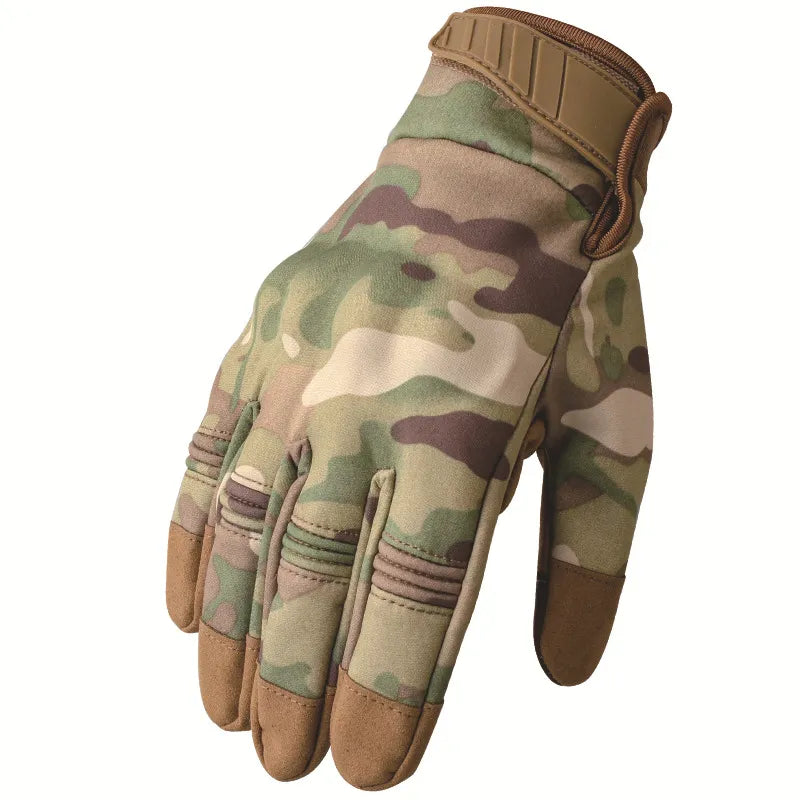 Men's Touch Screen Cold Weather Waterproof Gloves Windproof Winter Warmer Fleece Tactical Military Full Finger Gloves Protective