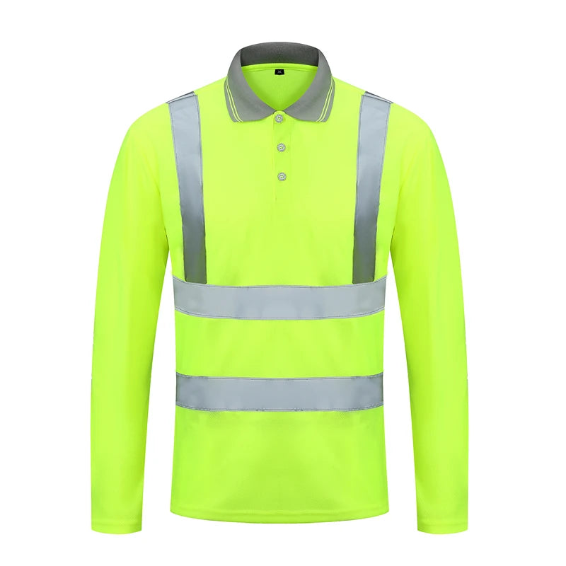 Quick Dry Reflective Safety Vests High Visibility Workwear Traffic Road Clothing Outdoor Construction Protective Work Clothes