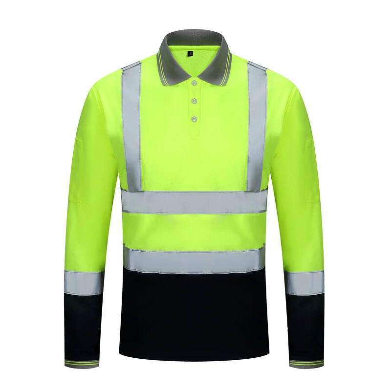 Quick Dry Reflective Safety Vests High Visibility Workwear Traffic Road Clothing Outdoor Construction Protective Work Clothes