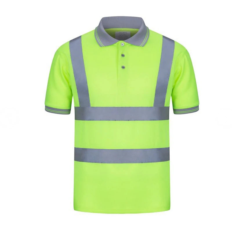 Quick Dry Reflective Safety Vests High Visibility Workwear Traffic Road Clothing Outdoor Construction Protective Work Clothes