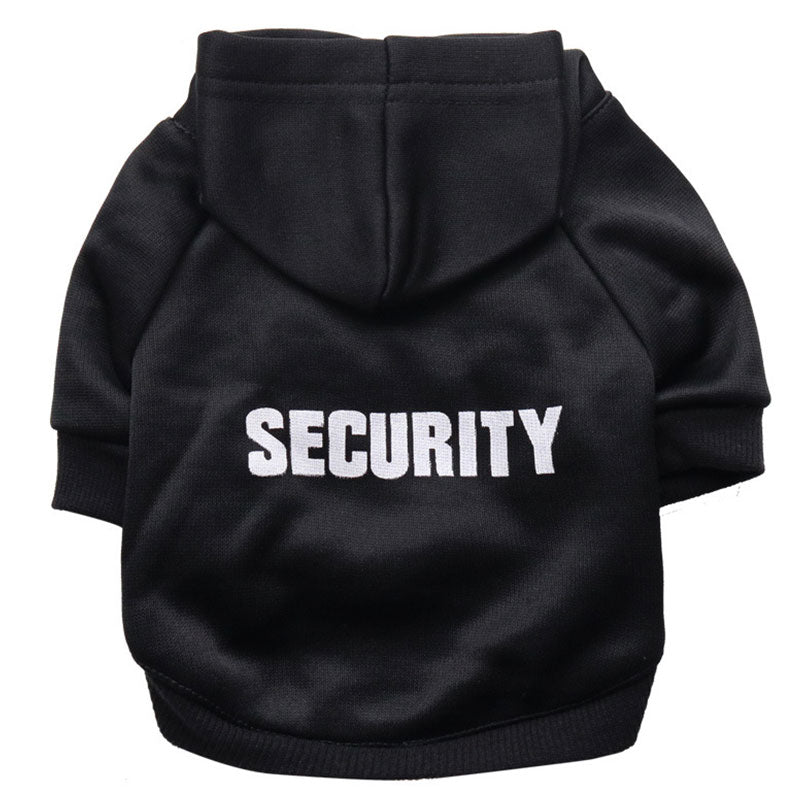 Security Cat Clothes Pet Cat Coats Jacket Hoodies For Cats Outfit Warm Pet Clothing Rabbit Animals Pet Costume For Small Dogs