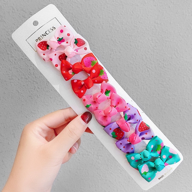 30 Colors Cute Pet Cat And Dog Rubber Band Hairpin Pet Bow Hair Accessories Small Size Pet Dog Beauty Product 10 Pcs/lot