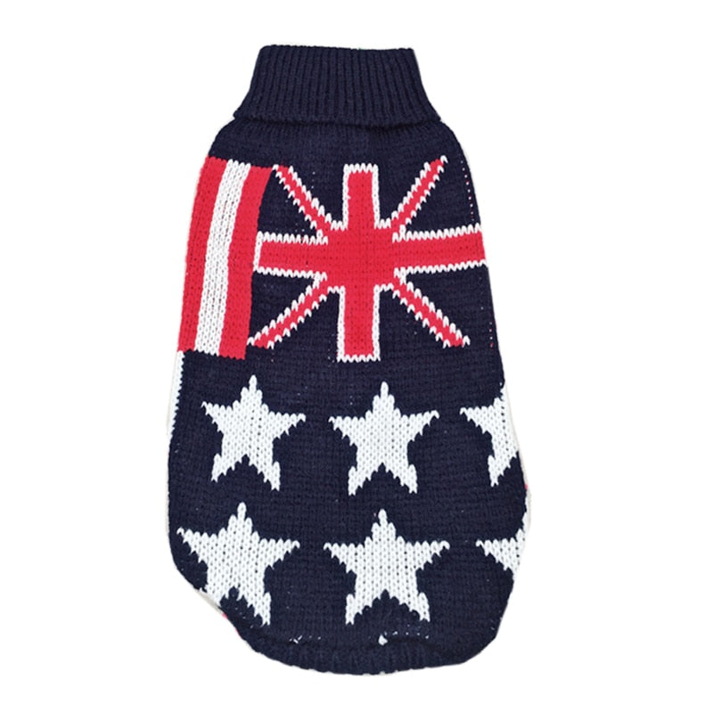 Cute Pet Dog Sweater for Small Dogs Winter Warm Puppy Cat Clothes Dachshund Pullover Mascotas Costume Clothing roupa cachorro