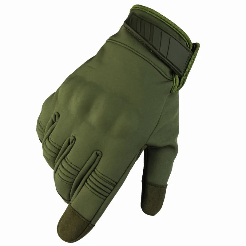 Men's Touch Screen Cold Weather Waterproof Gloves Windproof Winter Warmer Fleece Tactical Military Full Finger Gloves Protective