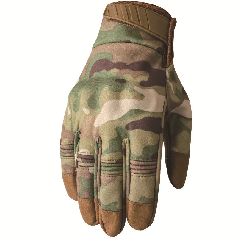 Men's Touch Screen Cold Weather Waterproof Gloves Windproof Winter Warmer Fleece Tactical Military Full Finger Gloves Protective