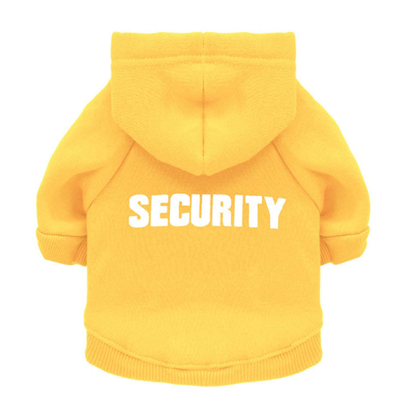 Security Cat Clothes Pet Cat Coats Jacket Hoodies For Cats Outfit Warm Pet Clothing Rabbit Animals Pet Costume For Small Dogs