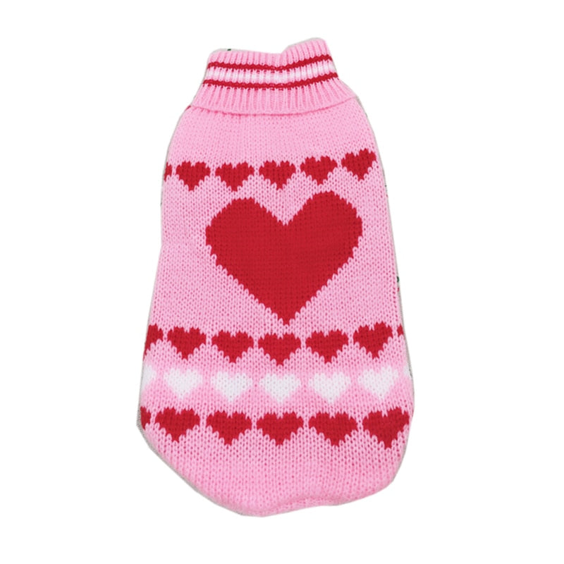 Cute Pet Dog Sweater for Small Dogs Winter Warm Puppy Cat Clothes Dachshund Pullover Mascotas Costume Clothing roupa cachorro