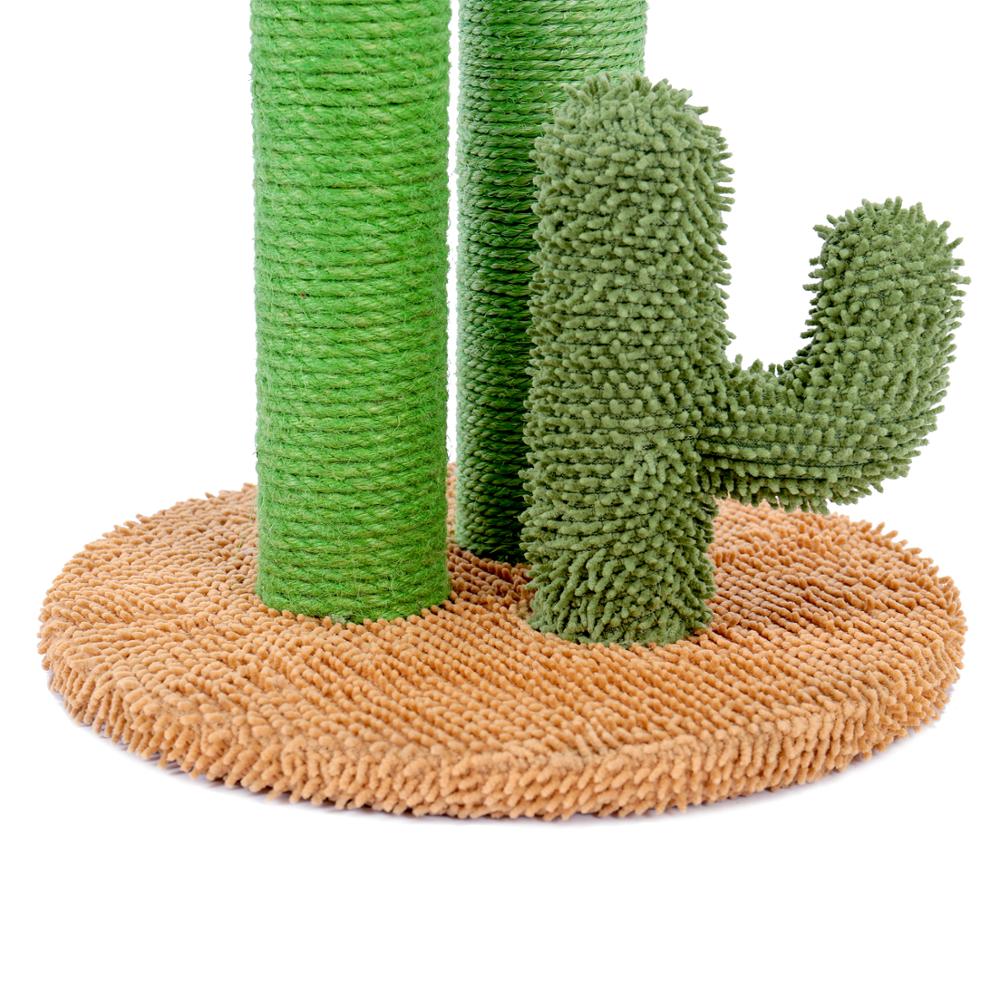 Dropshipping Adequate Cactus Cat Scratching Post with Sisal Rope Cat Scratcher Cactus for Young and Adult Cats climbing frame