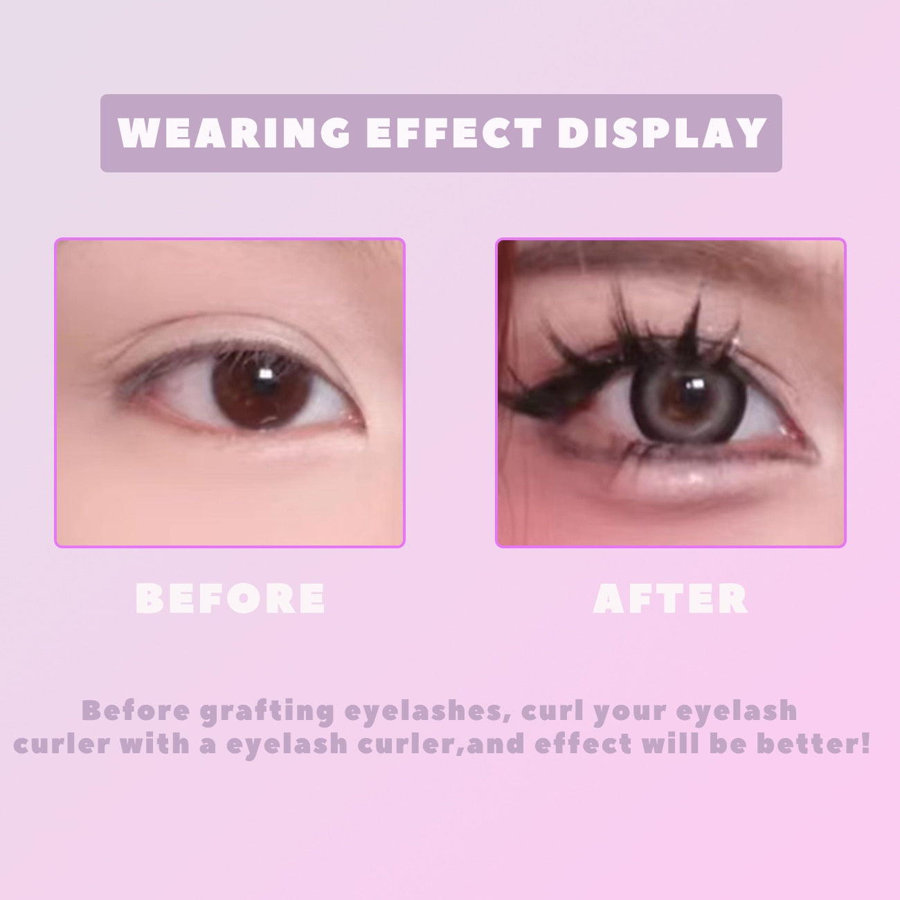 False Eyelashes Individual Lash Clusters Manga Fluffy Soft Natural Anime Lashes Extension Supplies Beauty Makeup Product Kit