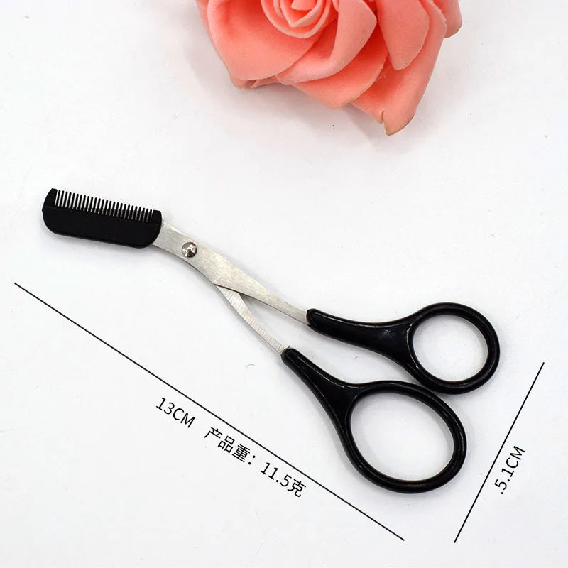 Eyebrow Trimmer Scissor Beauty Products for Women Eyebrow Scissors  with Comb Stainless Steel Makeup Tools Beauty Scissors