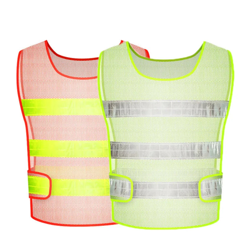 1 Pcs Motorcycle Reflective Clothing Safety Vest Body Safe Protective Device Traffic Facilities For Racing Running Sports 3 Size