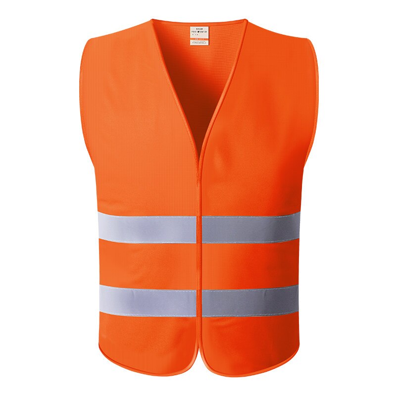 Reflective Construction Safety Vest Work Working Vest Men Workwear with Front Zipper Security Vest Uniform Cargo Vest Men