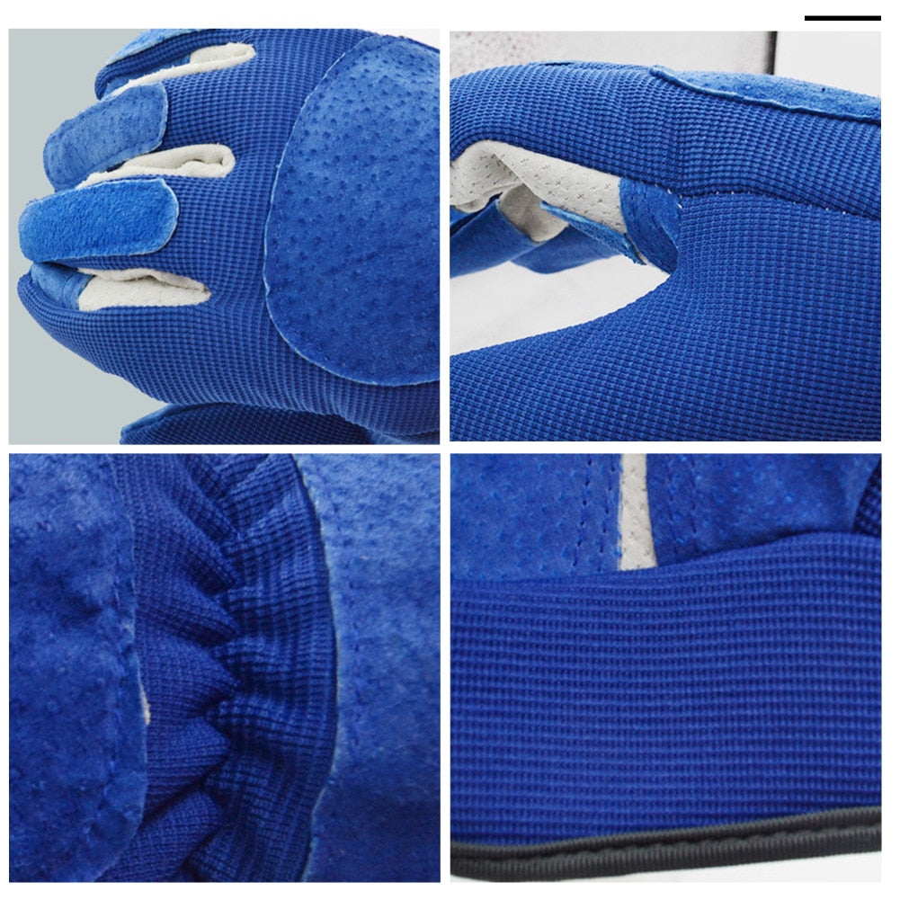 Anti-slip Leather Gloves Breathable Comfortable Weed Puling Up Gloves For Gardening Fishing Clamming garden Work