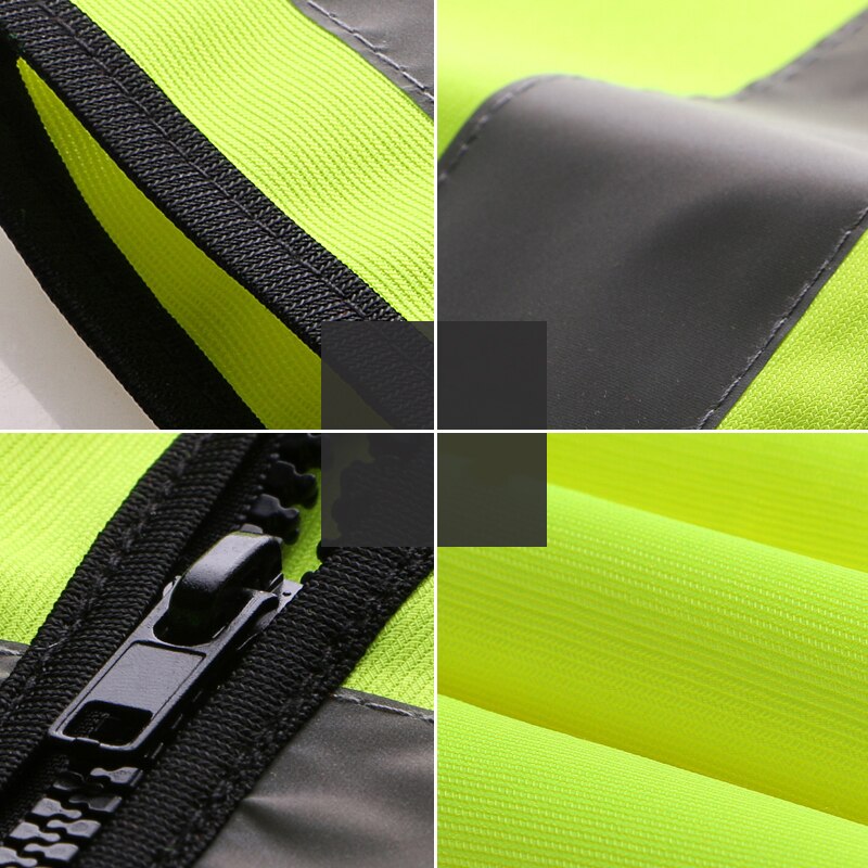 Reflective Waistcoat Safety Vests Reflective Multi Tool Pockets Multi Color Options LOGO Printing