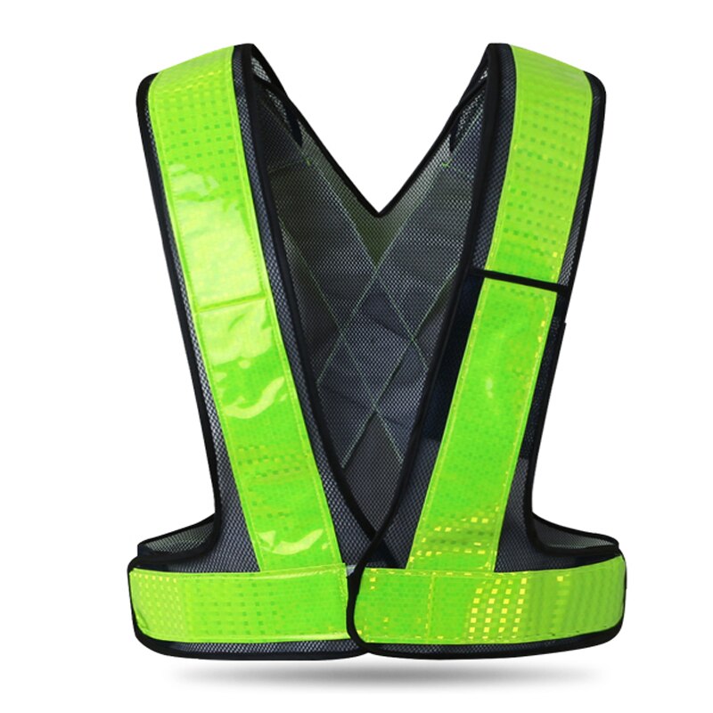 HI VIS Reflective Vest Safety Vest With Adjustable Elastic Hook&amp;loop Construction Waistcoat Running Walking Jogging Cycling