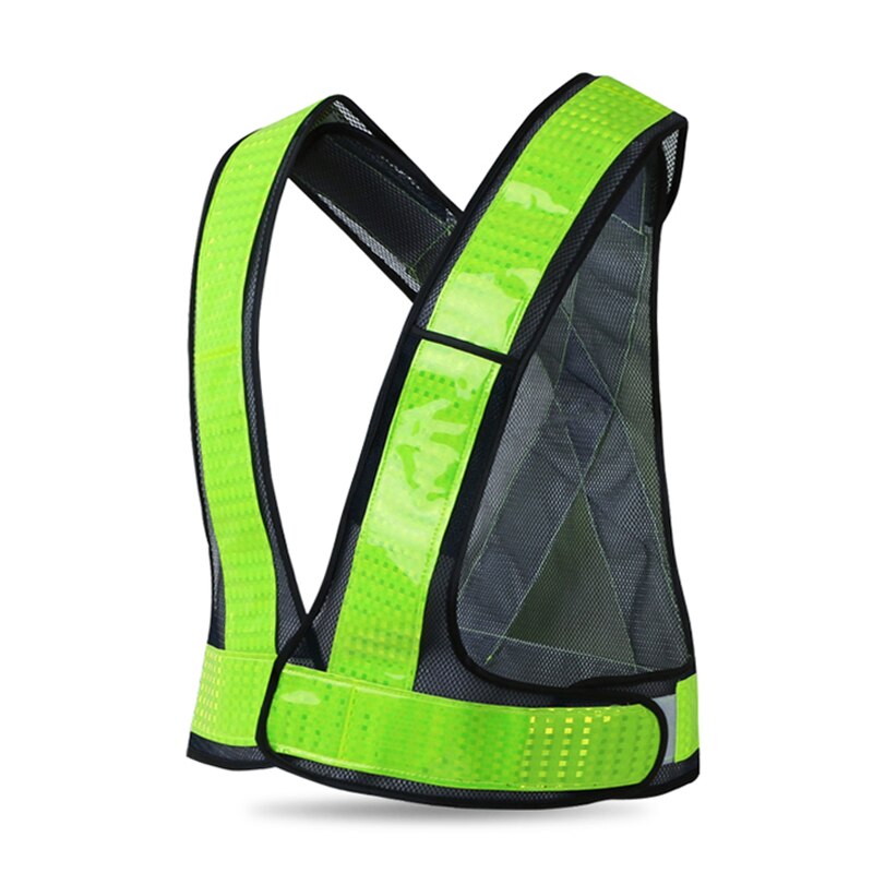 HI VIS Reflective Vest Safety Vest With Adjustable Elastic Hook&amp;loop Construction Waistcoat Running Walking Jogging Cycling