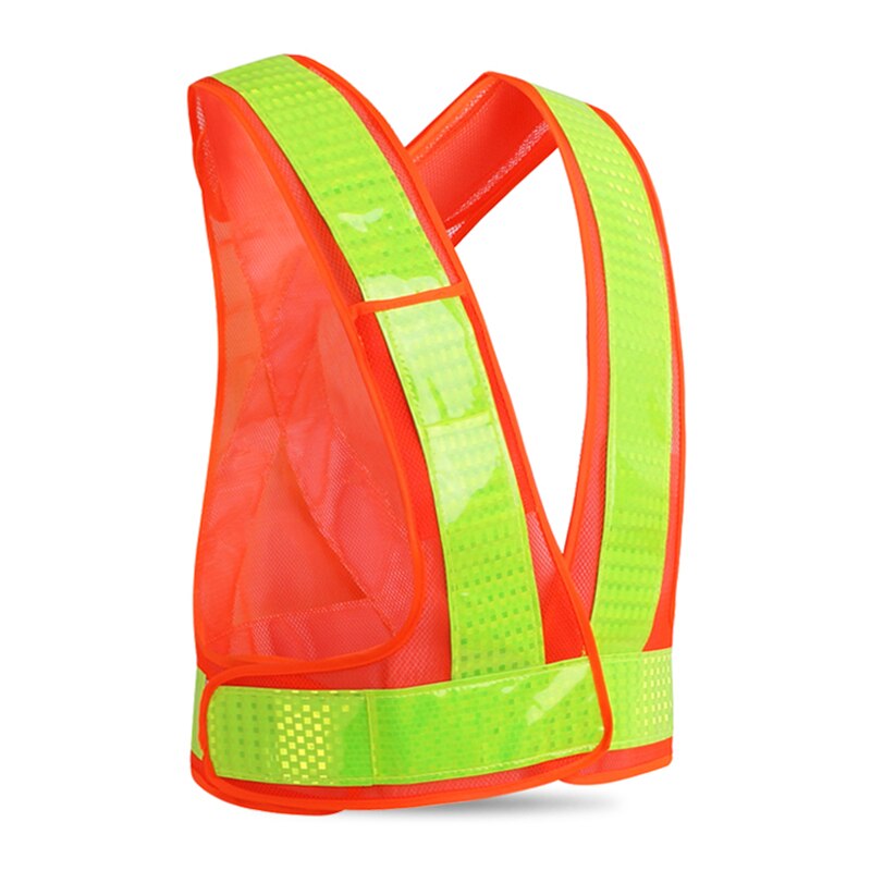 HI VIS Reflective Vest Safety Vest With Adjustable Elastic Hook&amp;loop Construction Waistcoat Running Walking Jogging Cycling