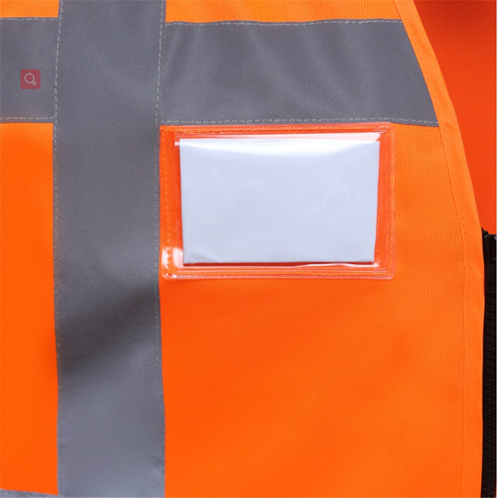 High Visibility Safety Vests With Pockets Reflective Vest for Outdoor Works Cycling Jogging Walking Sports hi vis Workwear Cloth