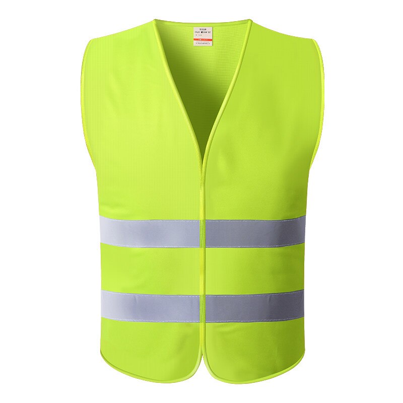 Reflective Construction Safety Vest Work Working Vest Men Workwear with Front Zipper Security Vest Uniform Cargo Vest Men