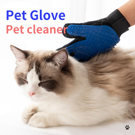 Pet Glove Cat Grooming Glove Cat Hair Deshedding Brush Remover Brush For Animal Gloves Dog Comb for Cats Bath Clean Massage Hair