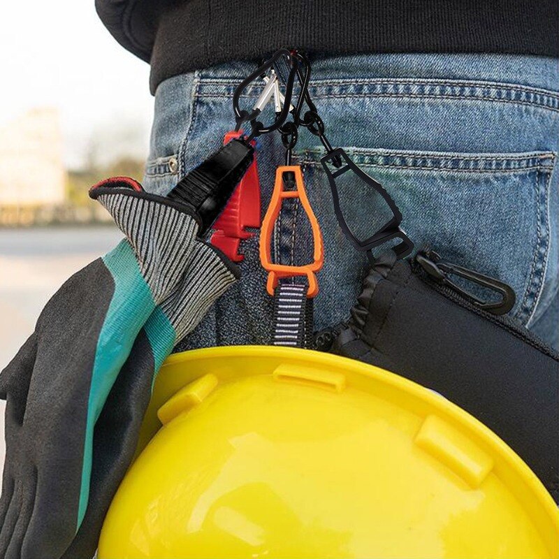 3pcs Outdoor Gloves Clip Holder Hanger Guard Labor Work Glovers Anti-lost Clamp Outdoor Work Safety Grabber Catcher