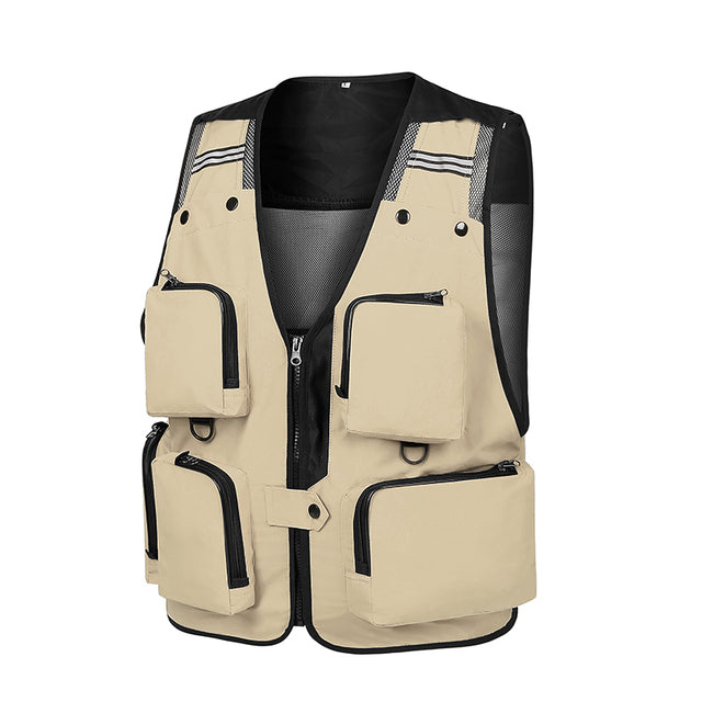 Multiple Pockets Breathable Waterproof Comfortable Vest