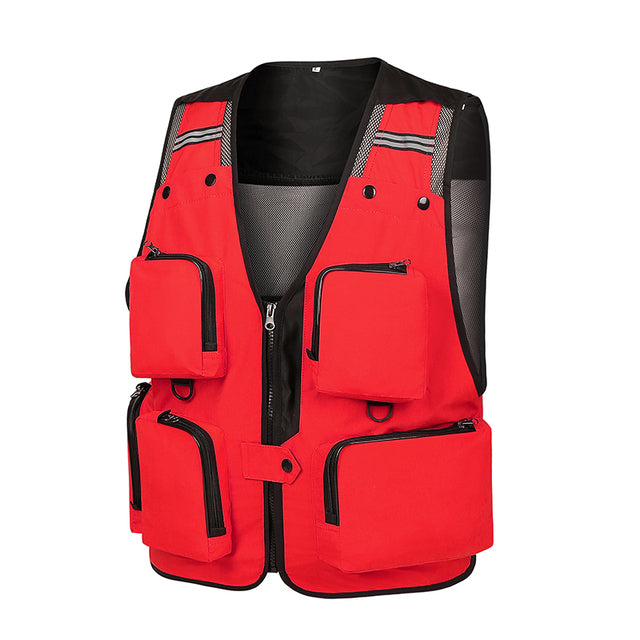 Multiple Pockets Breathable Waterproof Comfortable Vest