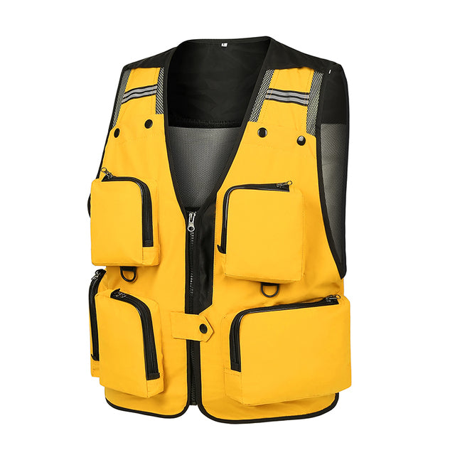 Multiple Pockets Breathable Waterproof Comfortable Vest