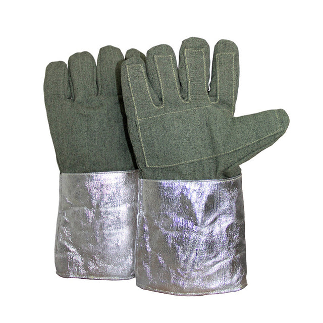 Heat Insulation 1000°C  Aluminum Foil Gloves