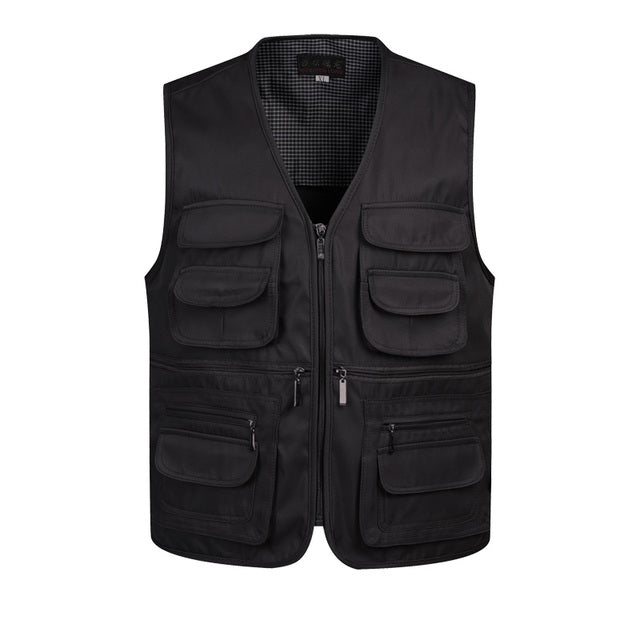 Men Multi-Pocket Work Vest