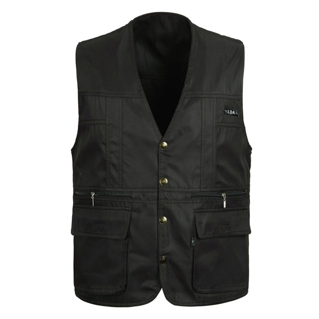 Men Multi-Pocket Work Vest