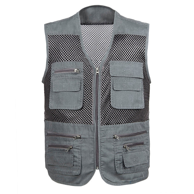 Men Multi-Pocket Work Vest