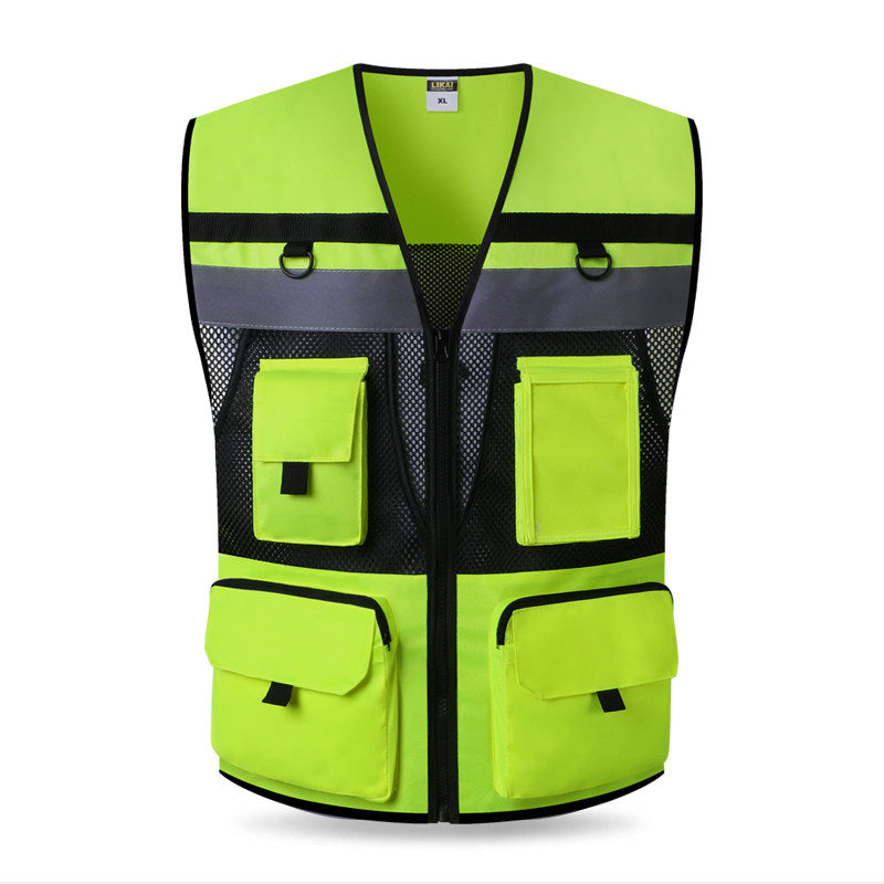 Tops High Visibility Refective Safty Waistcoat For Men