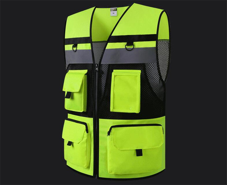 Tops High Visibility Refective Safty Waistcoat For Men