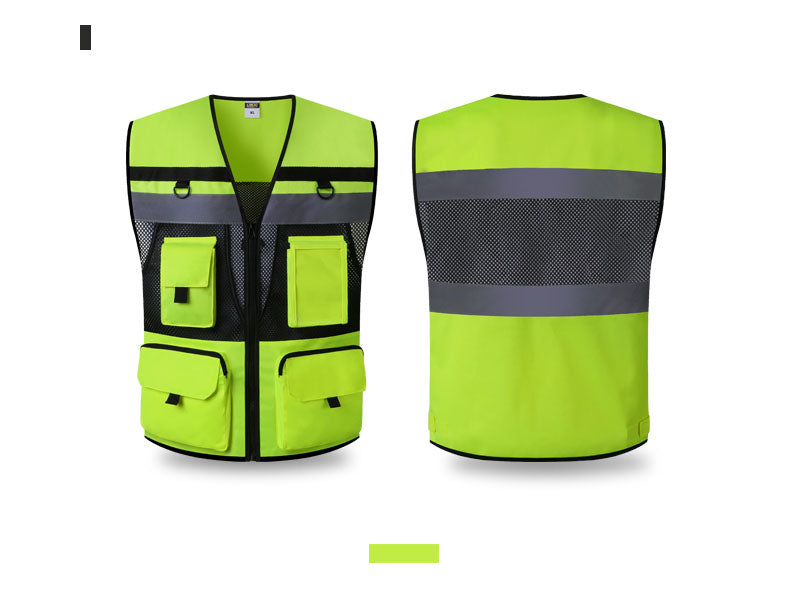 Tops High Visibility Refective Safty Waistcoat For Men