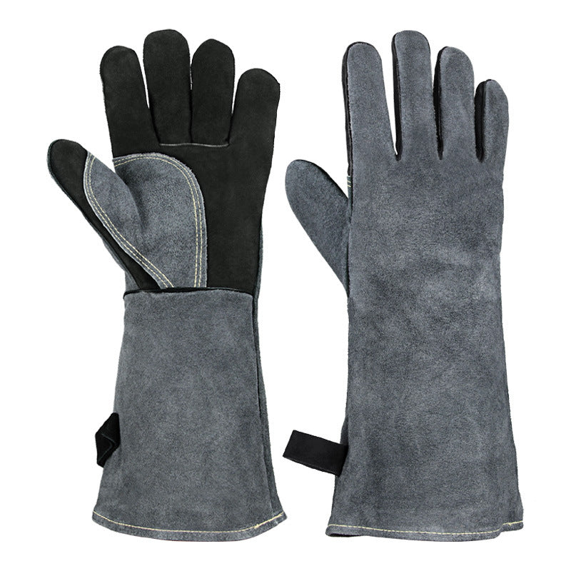 500℃ Heat Leather Resistant Welding Gloves