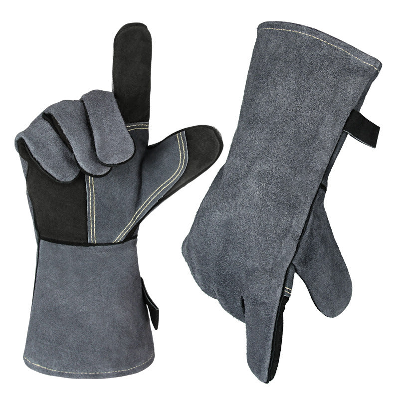 500℃ Heat Leather Resistant Welding Gloves