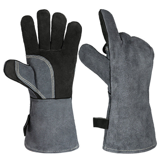 500℃ Heat Leather Resistant Welding Gloves