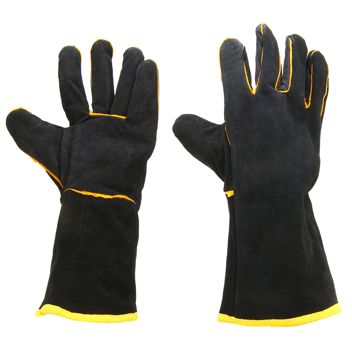 1 Pair Leather Welding Protection Gloves