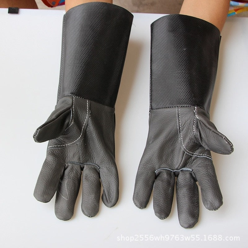 Welding Gloves Cowhide Thickened Gloves